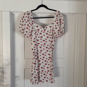 Vero Moda Red Floral Mini Dress